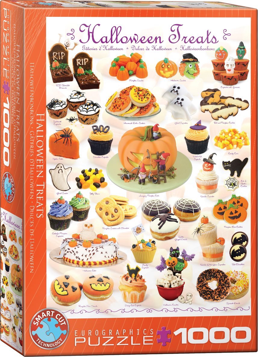 Halloween-i Nyalánkságok Eurographics 1000 darabos kirakó puzzle (EUR-6000-0432 628136604321) - puzzlegarden