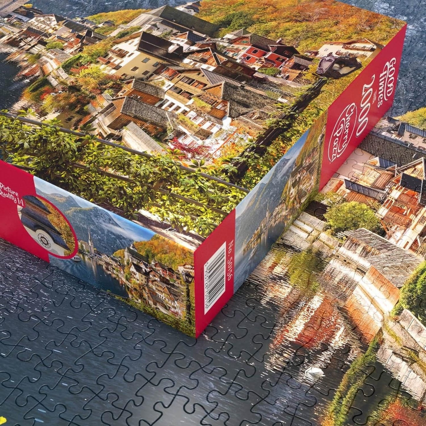 Hallstatt reggeli fényben Cherry Pazzi 2000 darabos kirakó puzzle (CP - 50156 5903728750156) - puzzlegarden