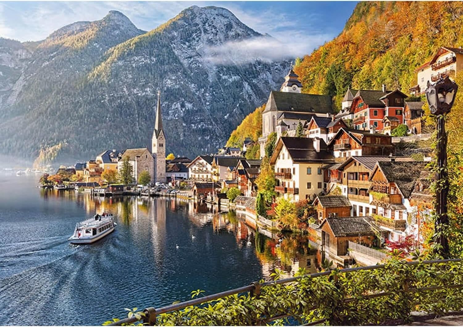 Hallstatt reggeli fényben Cherry Pazzi 2000 darabos kirakó puzzle (CP - 50156 5903728750156) - puzzlegarden