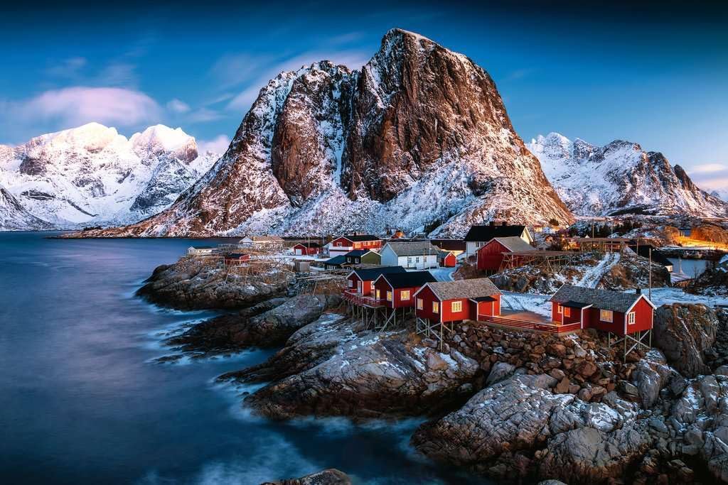 Hamnoy - Lofoten, Norvégia Ravensburger 3000 darabos kirakó puzzle (RA - 17081 4005556170814) - puzzlegarden