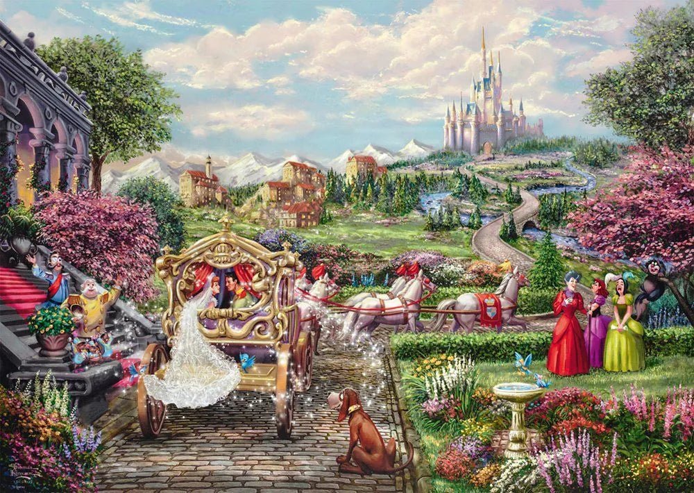 Hamupipőke - Boldogan, Amíg Meg Nem... Schmidt Spiele 1000 darabos kirakó puzzle (SCH-58038) - puzzlegarden
