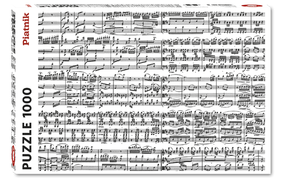 Hangjegyek, Beethoven, No. 15 op. 132 Piatnik 1000 darabos kirakó puzzle (PIA-543449) - puzzlegarden