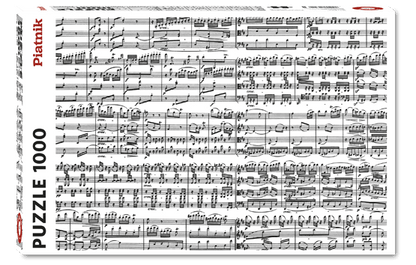 Hangjegyek, Beethoven, No. 15 op. 132 Piatnik 1000 darabos kirakó puzzle (PIA-543449) - puzzlegarden