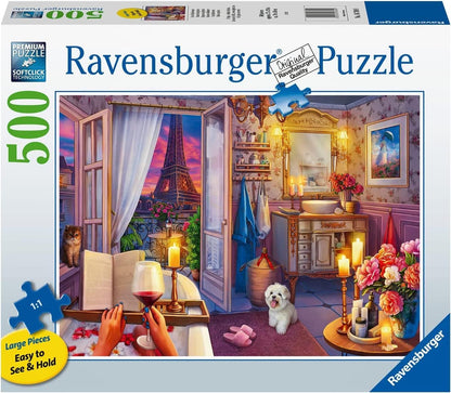 Hangulatos Terasz - XXL Ravensburger 500 darabos kirakó puzzle (RA-16796 4005556167968) - puzzlegarden