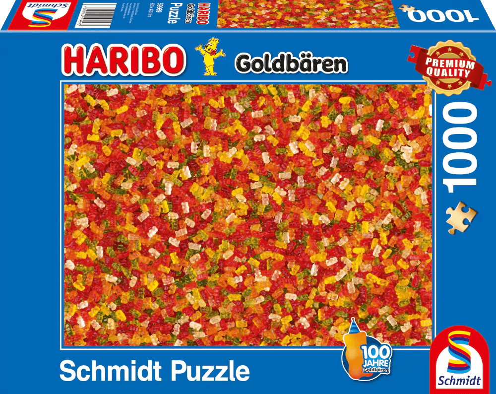 Haribo - Gumimacik Schmidt 1000 darabos kirakó puzzle (SCH-59969 4001504599690) - puzzlegarden