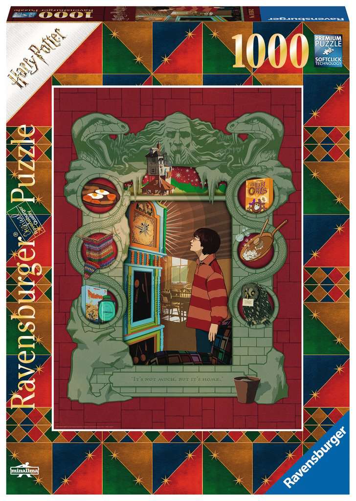 Harry Potter az Odúban Ravensburger 1000 darabos kirakó puzzle (RA-16516 4005556165162) - puzzlegarden