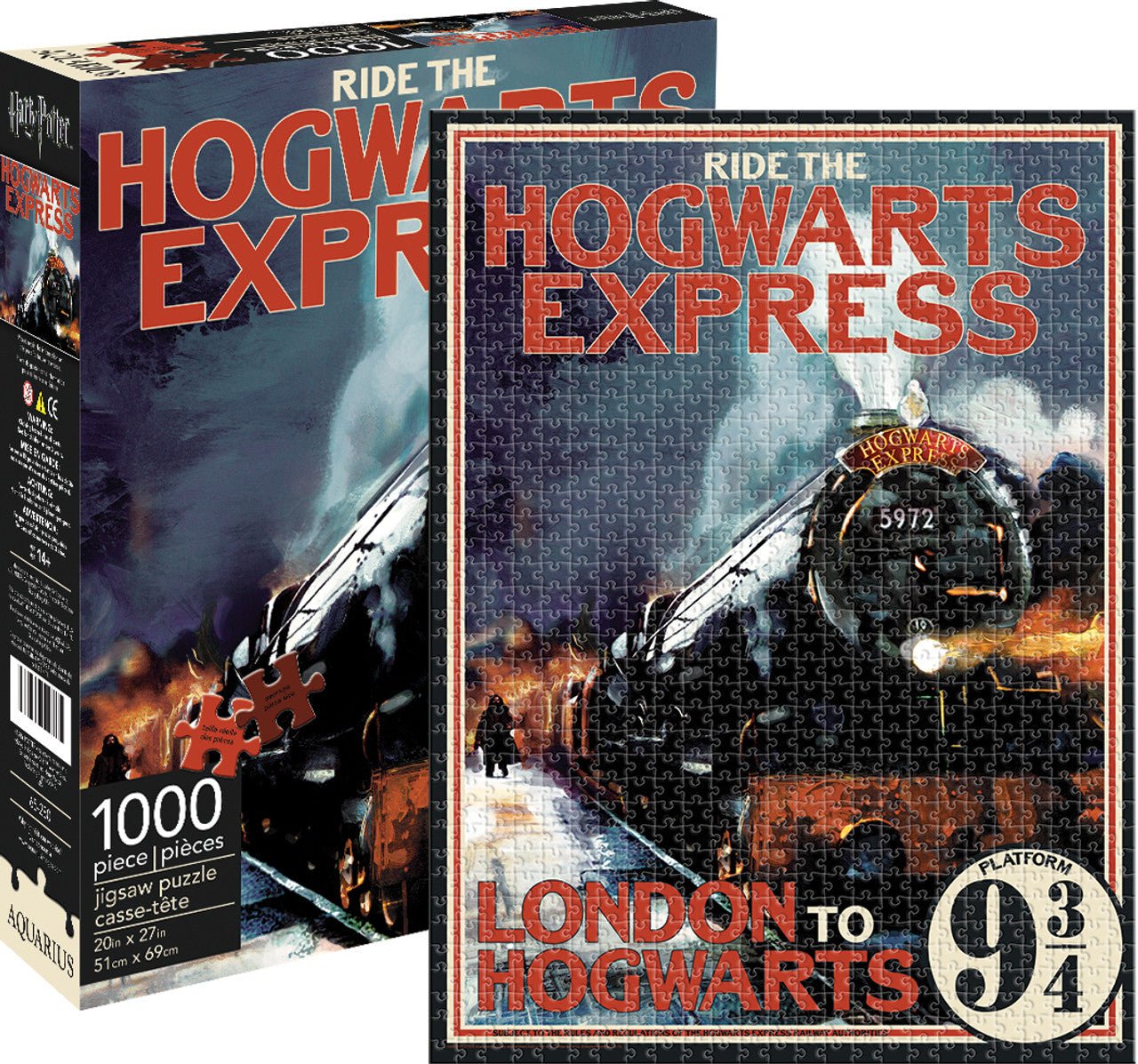 Harry Potter Hogwarts Express Aquarius 1000 darabos kirakó puzzle (AQ-65280 840391111899) - puzzlegarden