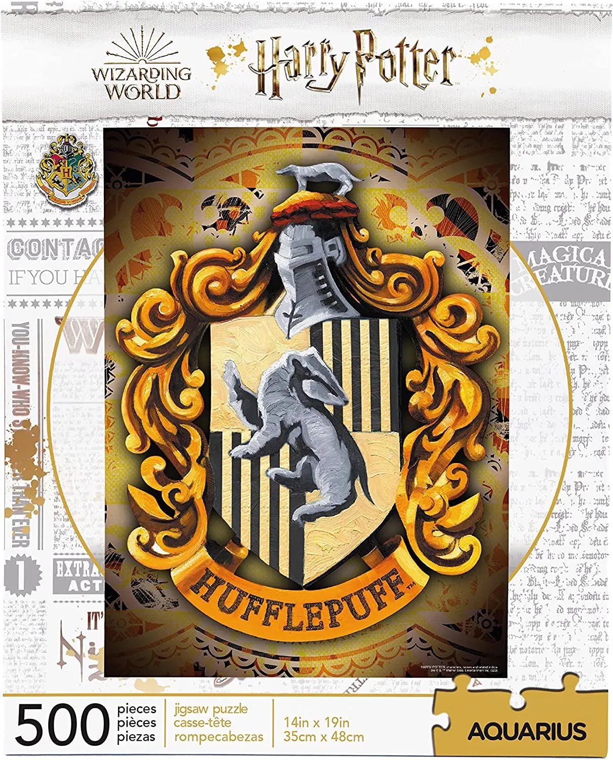 Harry Potter Hugrabug Aquarius 500 darabos kirakó puzzle (AQ-62179 840391145573) - puzzlegarden