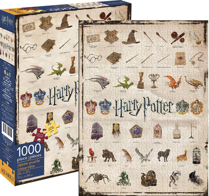 Harry Potter Ikonok Aquarius 1000 darabos kirakó puzzle (AQ-65270 840391110564) - puzzlegarden