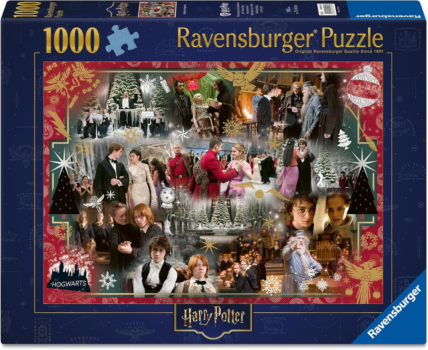 Harry Potter Karácsony Ravensburger 1000 darabos kirakó puzzle (RA - 12001507) - puzzlegarden