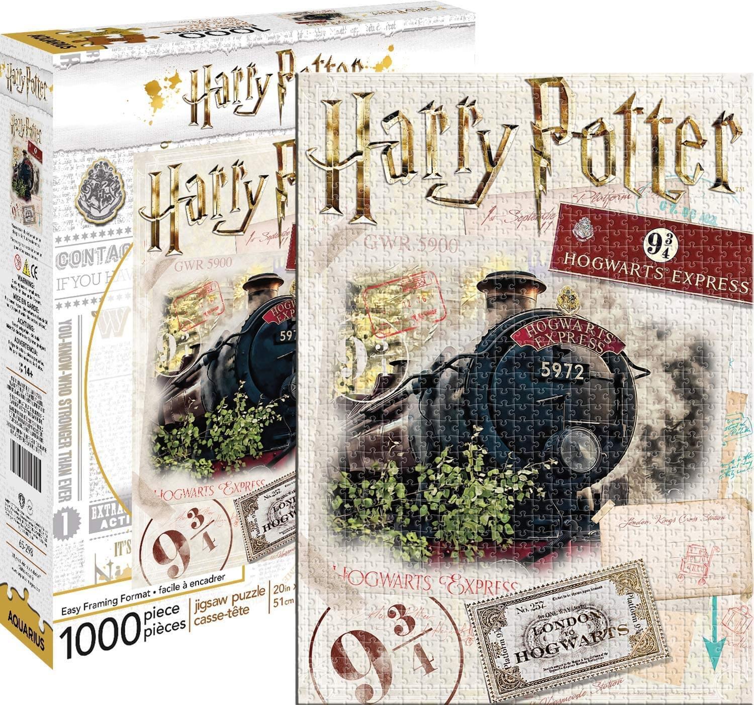 Harry Potter Roxfort Expressz Aquarius 1000 darabos kirakó puzzle (AQ-65298 840391126459) - puzzlegarden