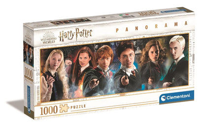 Harry Potter Szereplők - panoráma Clementoni 1000 darabos kirakó puzzle (CL-39639 8005125396399) - puzzlegarden