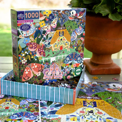 Házikó alkonyatkor Eeboo 1000 darabos kirakó puzzle (EB-PZT511) - puzzlegarden