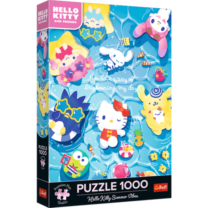 Hello Kitty nyári hangulatban Trefl 1000 darabos kirakó puzzle (TR - 12067) - puzzlegarden