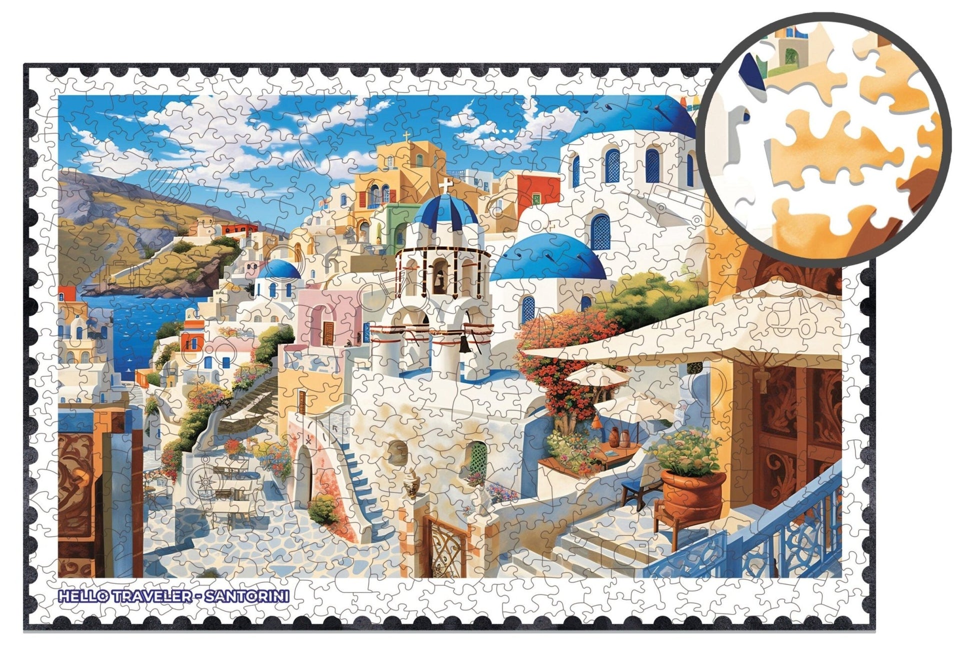 Helló utazó – Szantorini Milliwood 501 darabos kirakó puzzle (MW - 5077) - puzzlegarden
