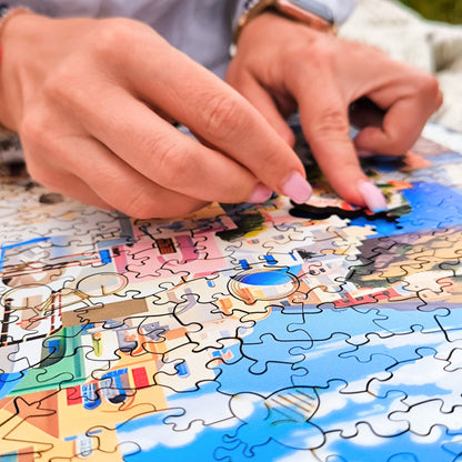 Helló utazó – Szantorini Milliwood 501 darabos kirakó puzzle (MW - 5077) - puzzlegarden