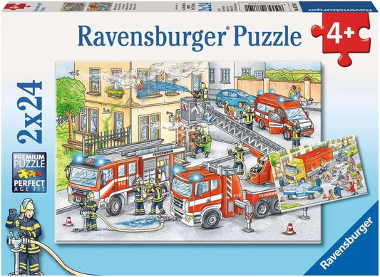 Hétköznapi Hősök - 2x24 Ravensburger 24 darabos kirakó puzzle (RA - 07814) - puzzlegarden