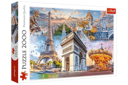 Hétvége Párizsban Trefl 2000 darabos kirakó puzzle (TR-27125 5900511271256) - puzzlegarden