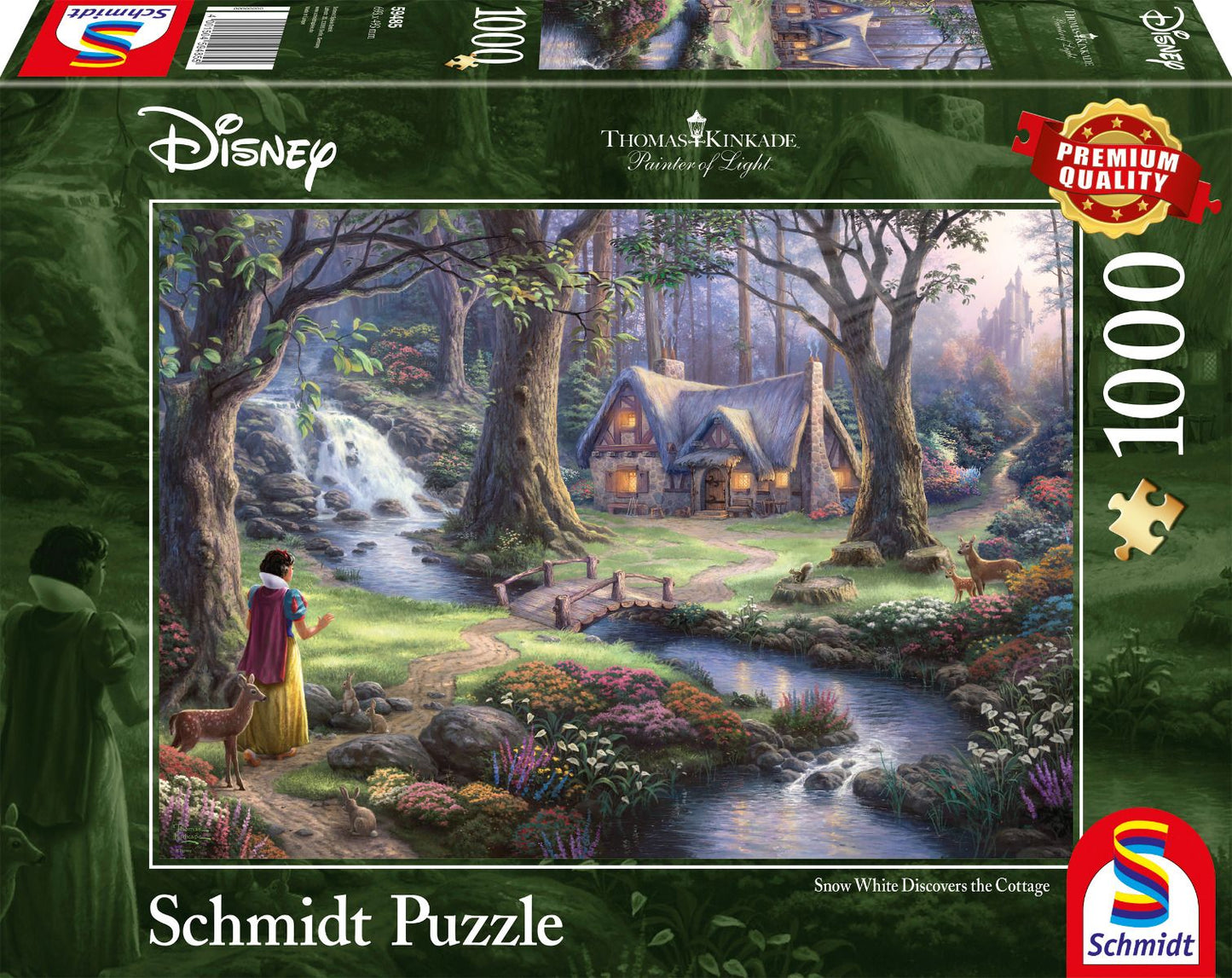 Hófehérke Felfedezi a Kunyhót Schmidt 1000 darabos kirakó puzzle (SCH-59485 4001504594855) - puzzlegarden