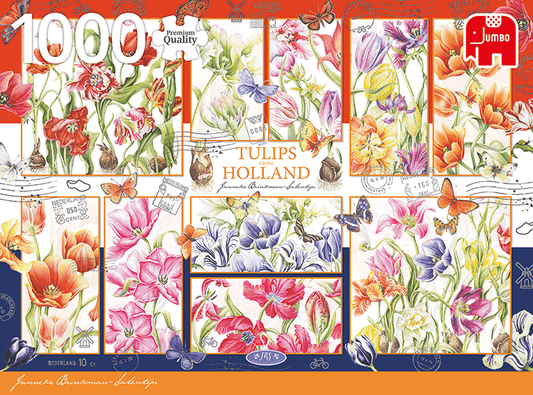 Holland Tulipánok Jumbo 1000 darabos kirakó puzzle (JU - 18852) - puzzlegarden