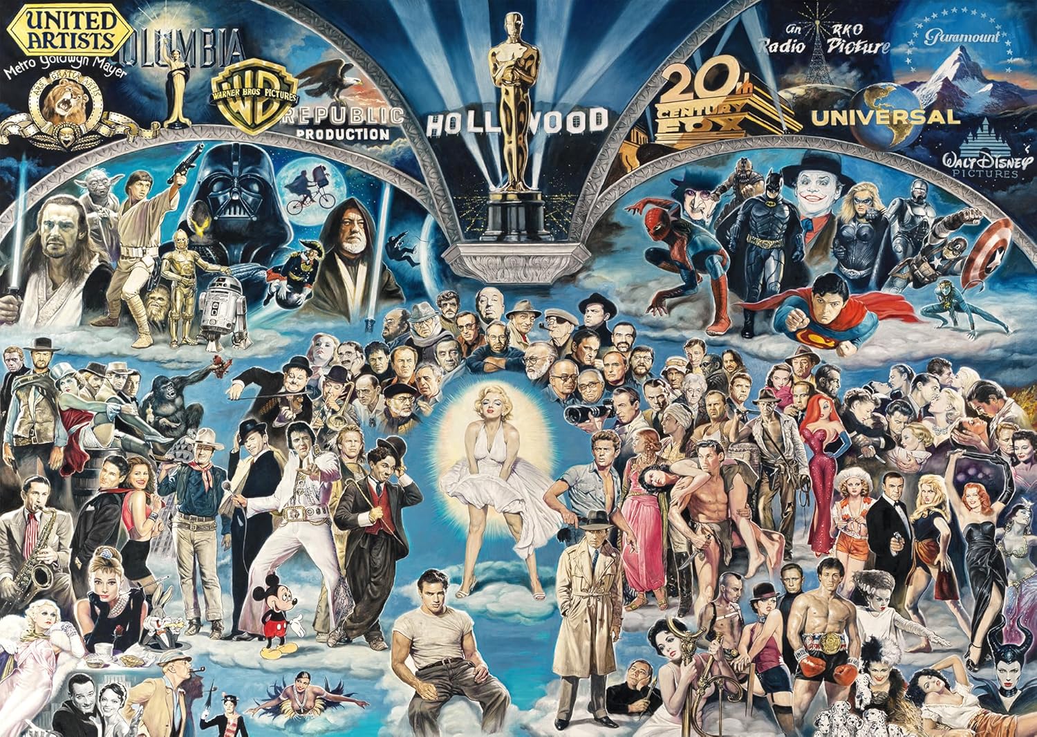 Hollywood Schmidt Spiele 1000 darabos kirakó puzzle (SCH - 59398) - puzzlegarden