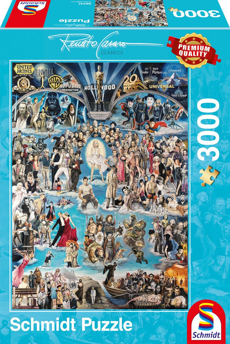 Hollywood XXL Schmidt 3000 darabos kirakó puzzle (SCH-59347 4001504593476) - puzzlegarden