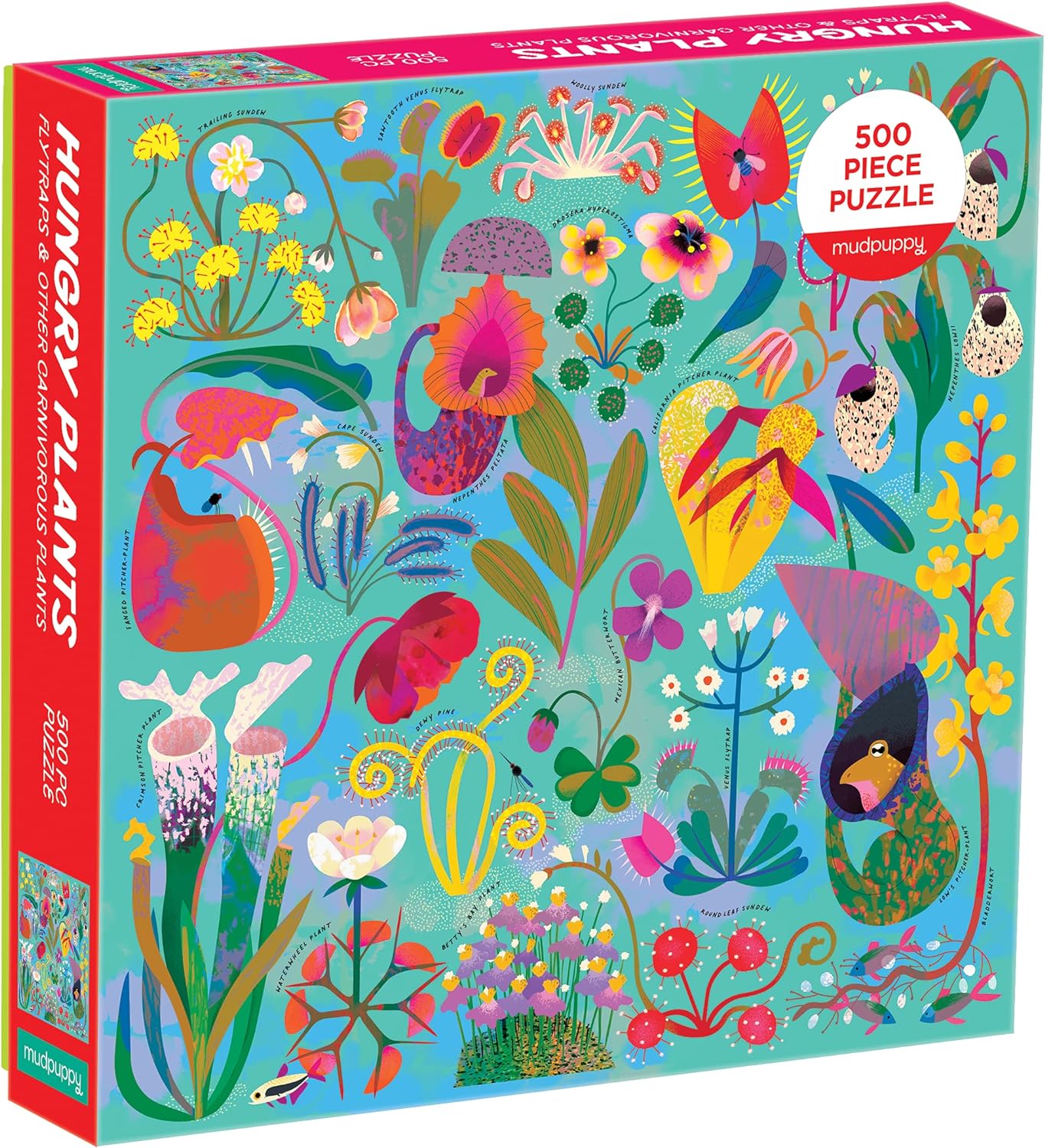 Húsevő növények Mudpuppy 500 darabos kirakó puzzle (GA-M070621I 9780735372481) - puzzlegarden