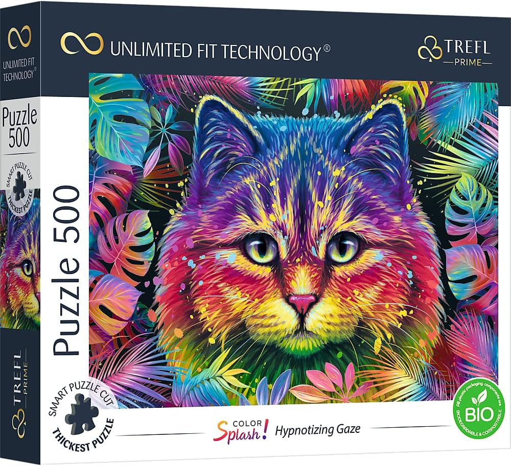 Igéző Macska Tekintet Trefl Prime 500 darabos kirakó puzzle (TR-37454 5900511374544) - puzzlegarden