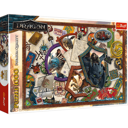 Így neveld a sárkányodat – Hősök Trefl 1000 darabos kirakó puzzle (TR-10959) - puzzlegarden