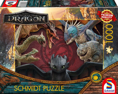 Így neveld a sárkányodat – Sárkányok igenis léteznek Schmidt Spiele 1000 darabos kirakó puzzle (SCH - 58581) - puzzlegarden