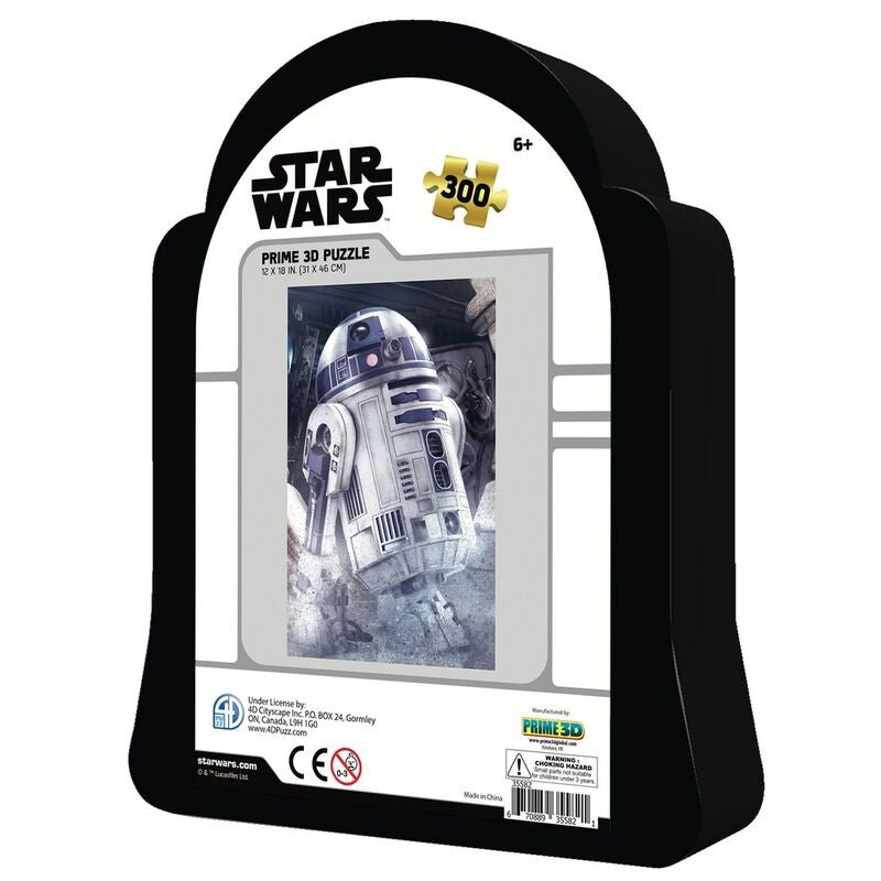 3D Puzzle - Star Wars - R2D2 - Díszdobozban! Prime3D 300 darabos kirakó puzzle (P3D-35582 670889355821) - puzzlegarden