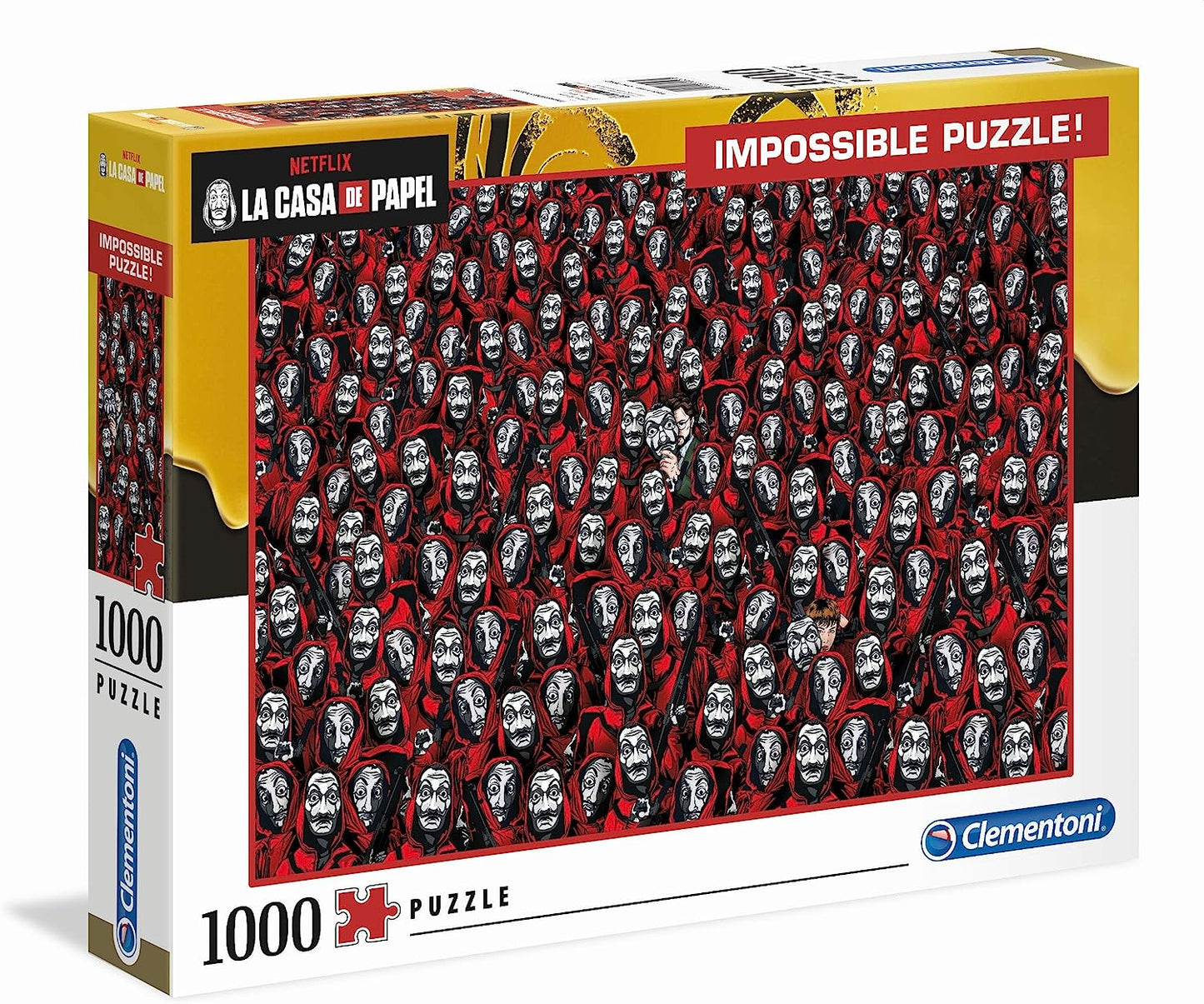 Impossible - A Nagy Pénzrablás - Money Heist Clementoni 1000 darabos kirakó puzzle (CL-39527 8005125395279) - puzzlegarden