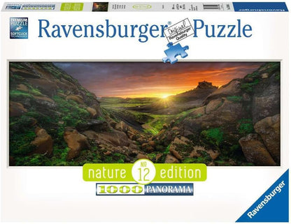 Izlandi Naplemente - panoráma Ravensburger 1000 darabos kirakó puzzle (RA - 15094 4005556150946) - puzzlegarden