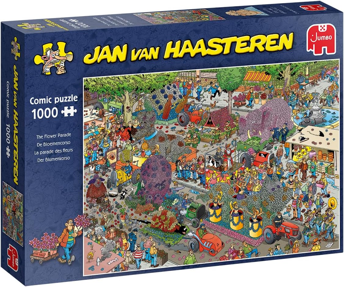 Jan van Haasteren – A Virágkarnevál Jumbo 1000 darabos kirakó puzzle (JU - 19071 8710126190715) - puzzlegarden