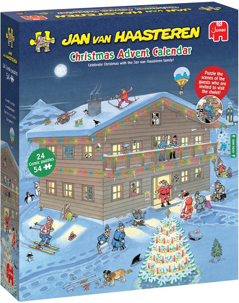 Jan van Haasteren – Adventi naptár 2025 Jumbo 54 darabos kirakó puzzle (JU - 1110100708) - puzzlegarden