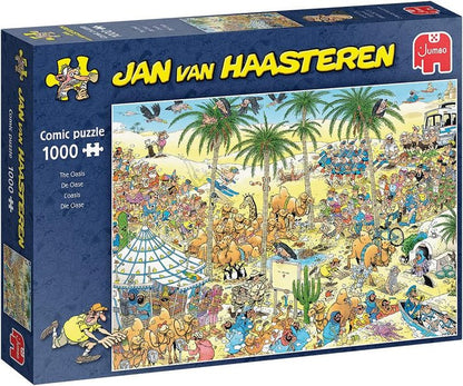 Jan van Haasteren - Az Oázis Jumbo 1000 darabos kirakó puzzle (JU - 20048 8710126200483) - puzzlegarden