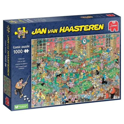 Jan van Haasteren - Billiárd verseny Jumbo 1000 darabos kirakó puzzle (JU - 20054 8710126200544) - puzzlegarden