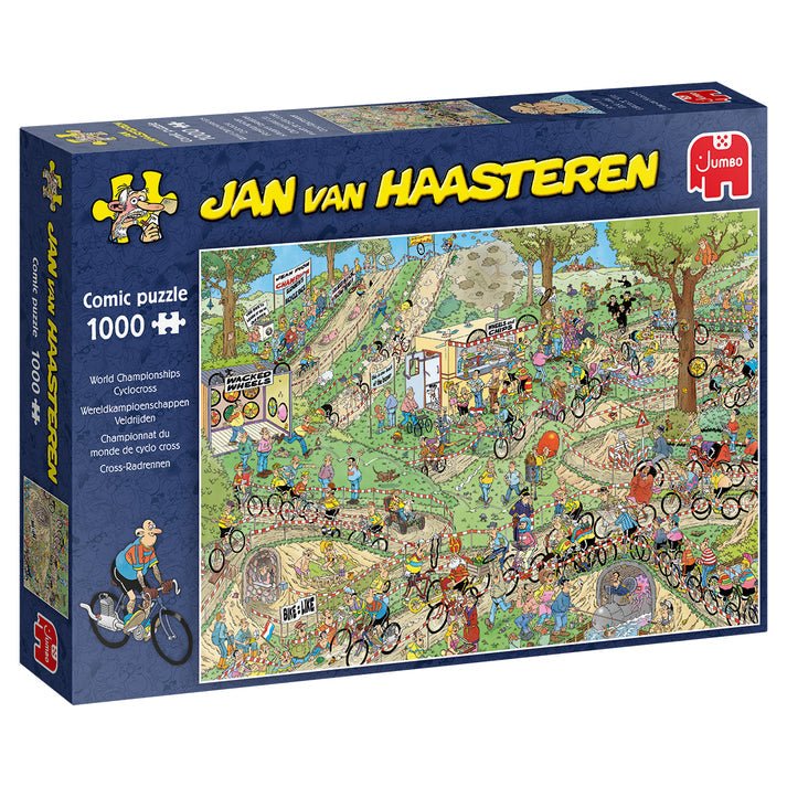 Jan van Haasteren - Cylocross Világbajnokság Jumbo 1000 darabos kirakó puzzle (JU - 19174 8710126191743) - puzzlegarden