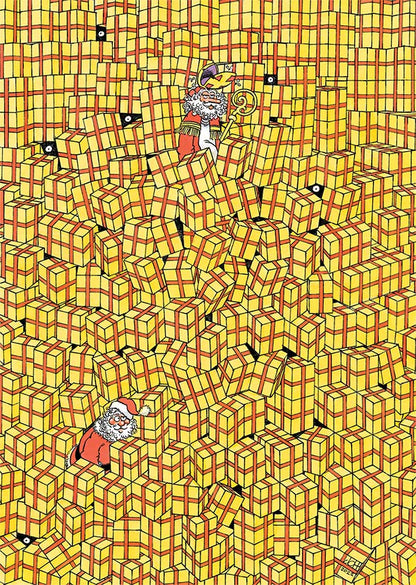 Jan van Haasteren Expert 4 – Ajándékdömping Jumbo 500 darabos kirakó puzzle (JU - 1110100633) - puzzlegarden