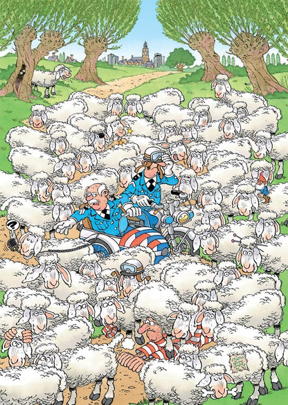 Jan van Haasteren Expert 7 – Juh, itt nem jutsz át! Jumbo 500 darabos kirakó puzzle (JU - 1110100525) - puzzlegarden