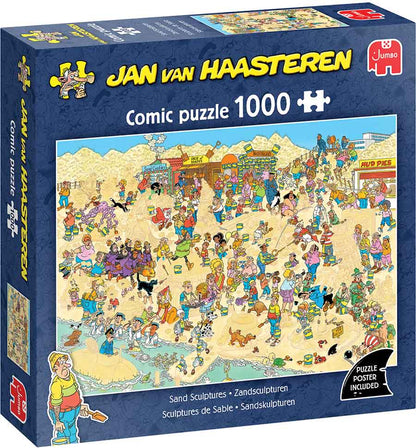 Jan van Haasteren - Homokszobrok Jumbo 1000 darabos kirakó puzzle (JU - 1110100612) - puzzlegarden