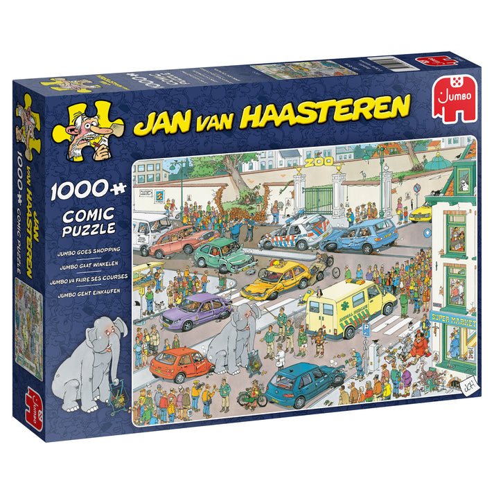 Jan van Haasteren - Jumbo Vásárolni Megy Jumbo 1000 darabos kirakó puzzle (JU - 20028 8710126200285) - puzzlegarden