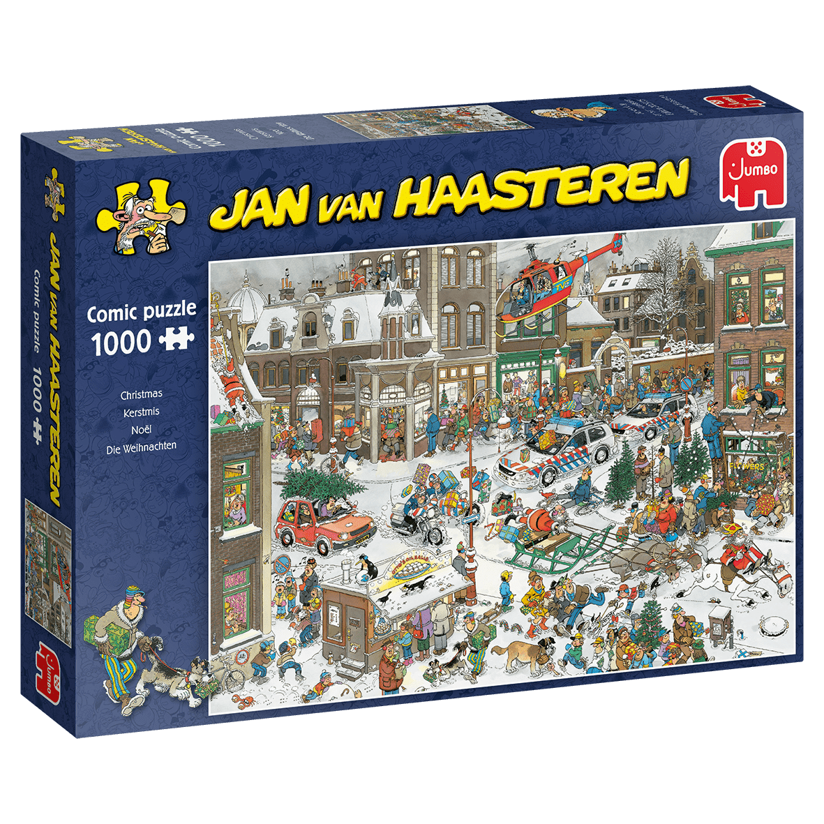 Jan van Haasteren - Karácsony Jumbo 1000 darabos kirakó puzzle (JU-13007 8710126130070) - puzzlegarden