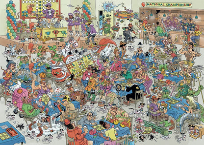 Jan van Haasteren – Ki nevet a végén? csata Jumbo 1000 darabos kirakó puzzle (JU - 1110100482) - puzzlegarden