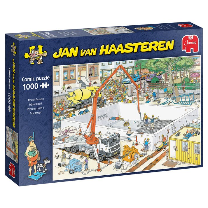 Jan van Haasteren - Majdnem Kész? Jumbo 1000 darabos kirakó puzzle (JU - 20037 8710126200377) - puzzlegarden