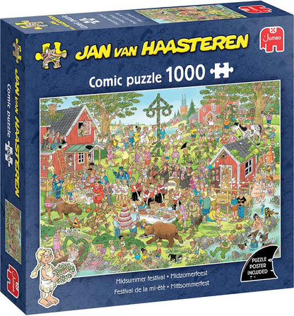 Jan van Haasteren – Nyárközépi fesztivál Jumbo 1000 darabos kirakó puzzle (JU - 1110100617) - puzzlegarden