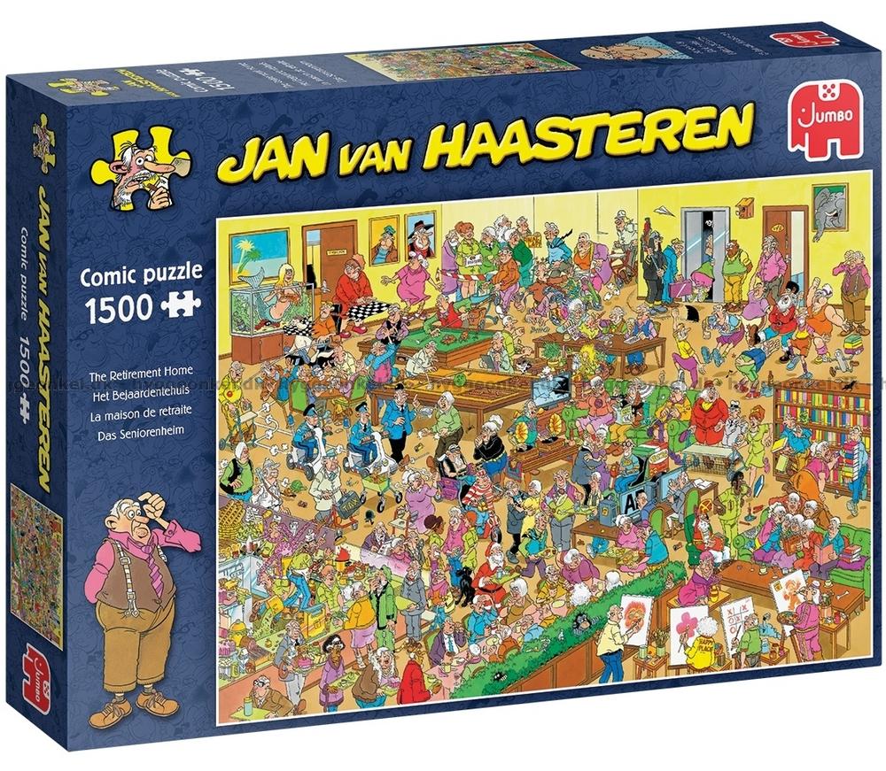 Jan van Haasteren - Nyugdíjasotthon Jumbo 1000 darabos kirakó puzzle (JU - 1110100327 8710126003497) - puzzlegarden