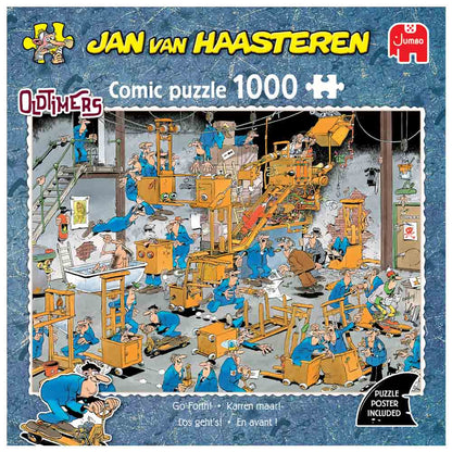 Jan van Haasteren Oldtimers – Indulj bátran! Jumbo 1000 darabos kirakó puzzle (JU - 1110100528) - puzzlegarden
