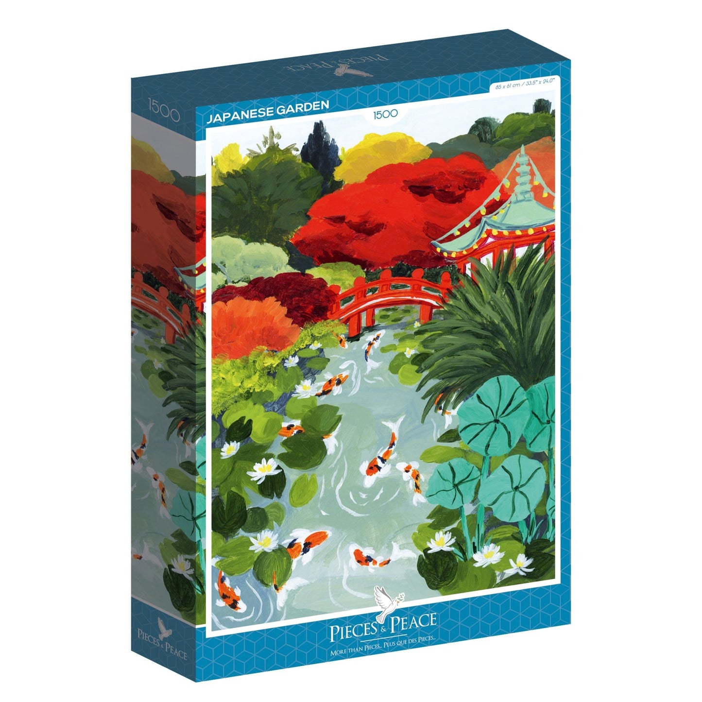 Japán kert Pieces & Peace 1500 darabos kirakó puzzle (PP-0028 3770001400280) - puzzlegarden