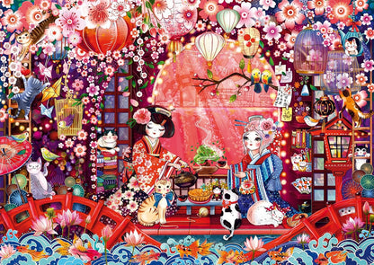Japán teaszertartás Schmidt Spiele 500 darabos kirakó puzzle (SCH - 59712) - puzzlegarden